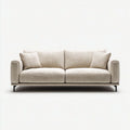 Gray fabric sofa with wooden legs 200 x 90 x 85cm for living room use